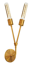  WS550BBRT6B - Wall Sconce Stilt Brushed Brass 120v 60w Retro Edison Shape Filament E26